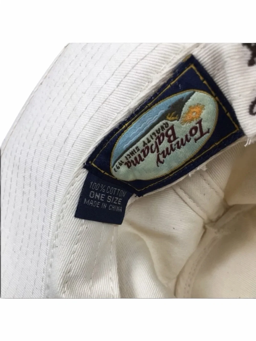 Tommy Bahama  cream & Tan hat